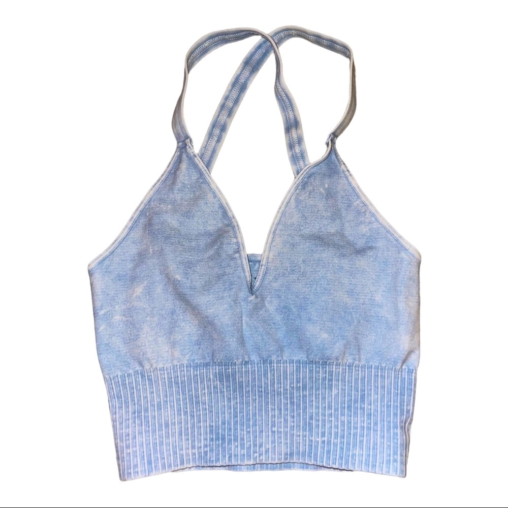 NEW Free People Movement Good Karma Shorts & Crop Top Set - Picture 4 of 7